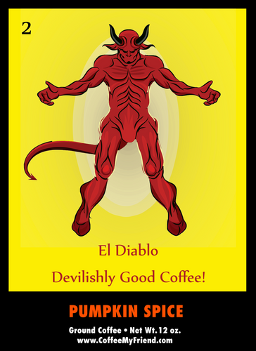 El Diablo Pumpkin Spice Flavored Coffee